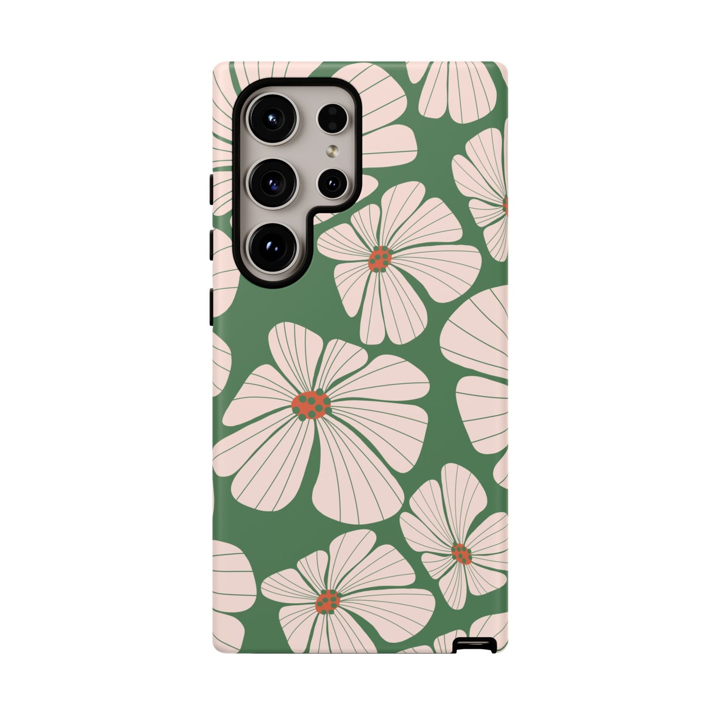 Retro Floral Abstract Phone Case – Vintage 70s & 80s Aesthetic for iPhone & Samsung - JGUS