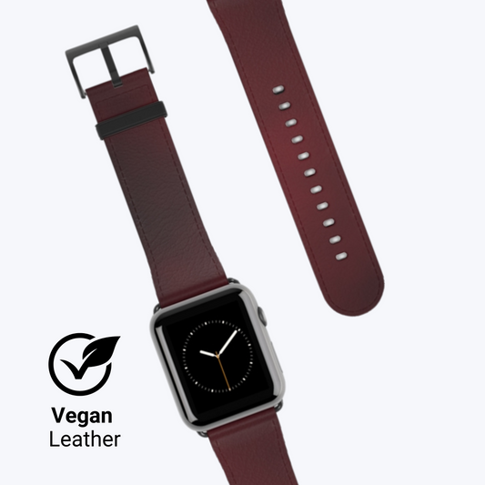 Vintage Burgundy Cherry Apple Watch Band