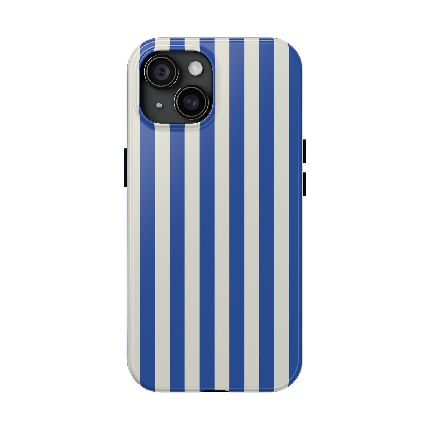 Blue White Striped Phone Case