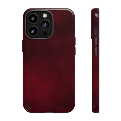 Vintage Burgundy Cherry Phone Case – Elegant Floral Design for iPhone 17 & Samsung Galaxy | Tough Protective Cover - JGUS