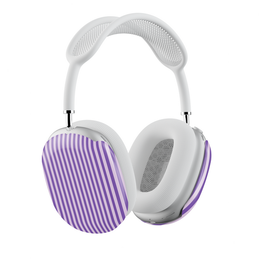 Lavender Stripes AirPods Max Case | Chic & Protective Purple Design