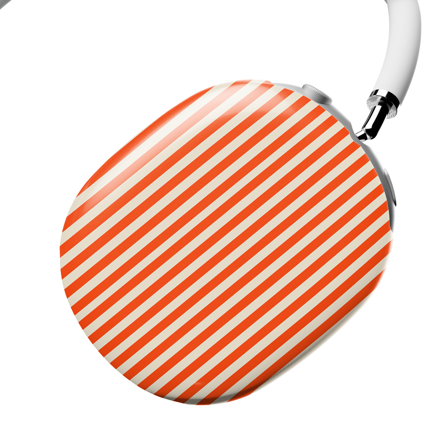 Orange Cream Stripes AirPods Max Case | Stylish & Protective Design