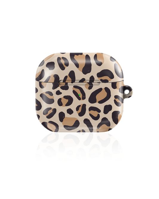 Leopard Lux Shockproof & Scratch-Resistant AirPods Case – Wireless Charging Compatible