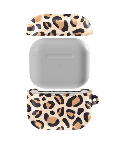 Leopard Lux Shockproof & Scratch-Resistant AirPods Case – Wireless Charging Compatible