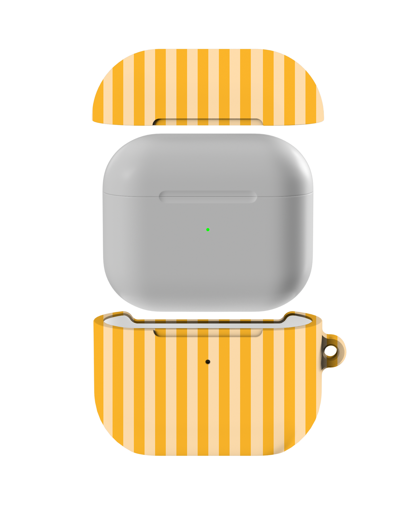 Sunny Stripes Shockproof & Scratch-Resistant AirPods Case – Wireless Charging Compatible