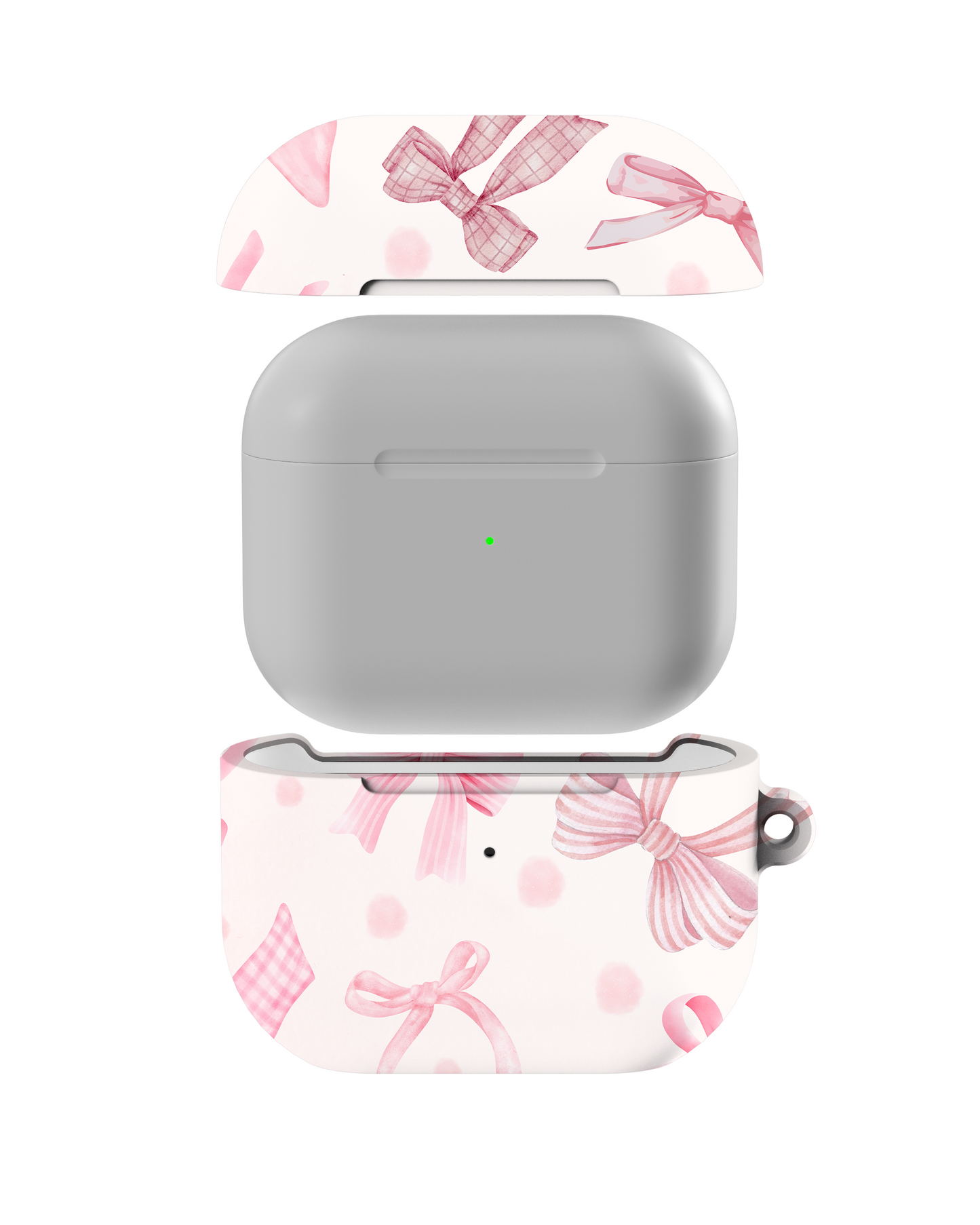 Pink Mist Shockproof & Scratch-Resistant AirPods Case – Wireless Charging Compatible