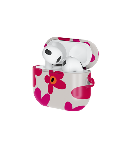 Abstract Florals Shockproof & Scratch-Resistant AirPods Case – Wireless Charging Compatible