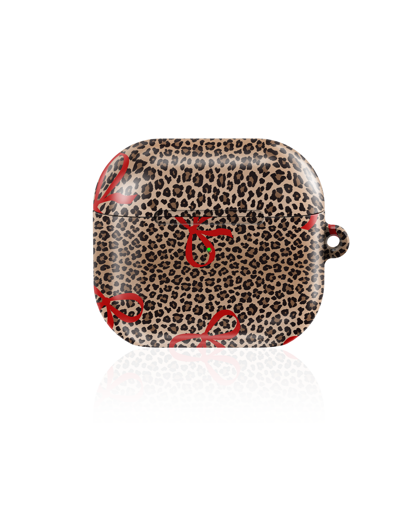 Bold Bow Leopard Shockproof & Scratch-Resistant AirPods Case – Wireless Charging Compatible