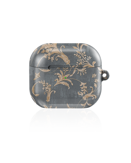 Old-Fashioned Flower Shockproof & Scratch-Resistant AirPods Case – Wireless Charging Compatible