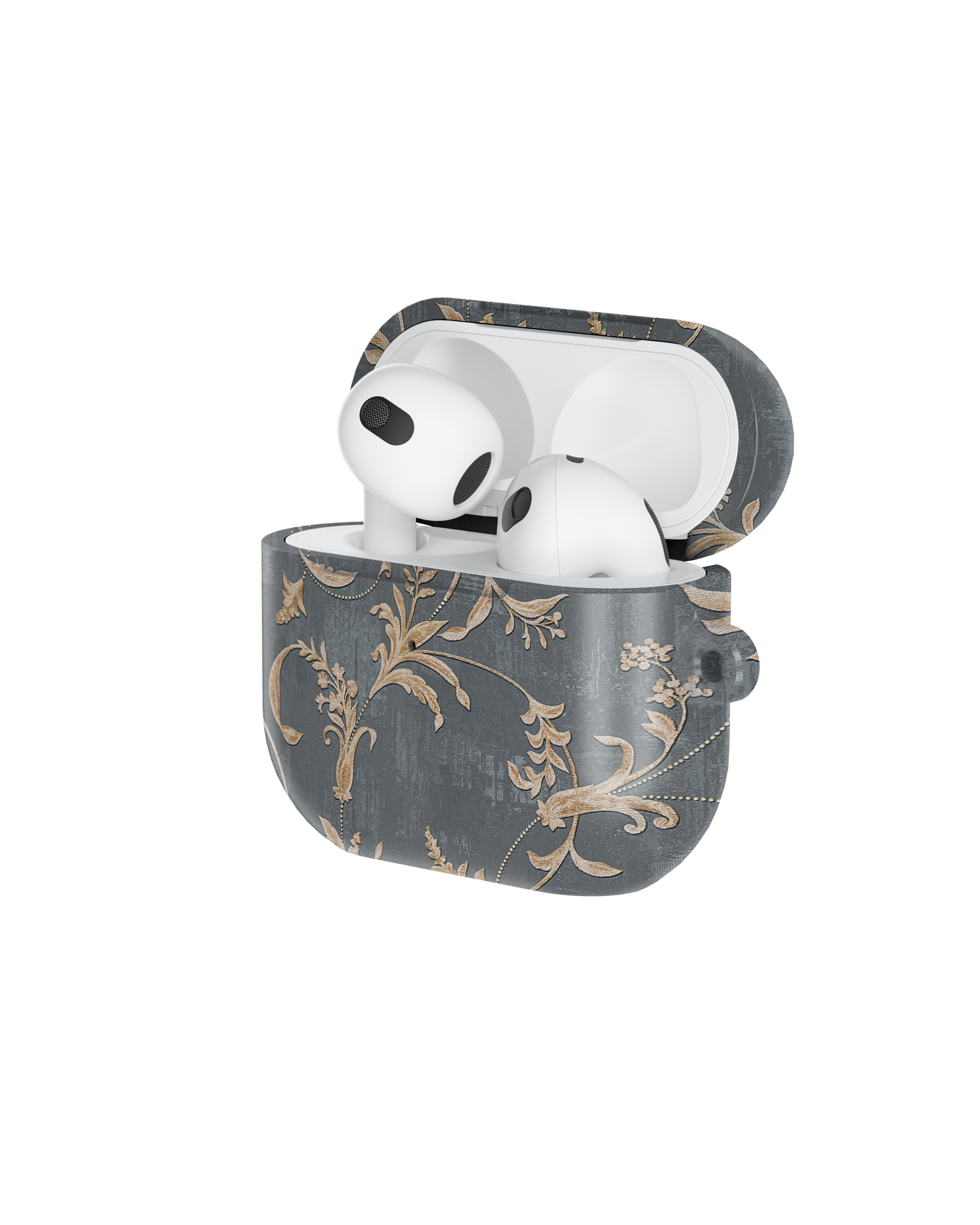 Old-Fashioned Flower Shockproof & Scratch-Resistant AirPods Case – Wireless Charging Compatible