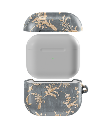 Old-Fashioned Flower Shockproof & Scratch-Resistant AirPods Case – Wireless Charging Compatible