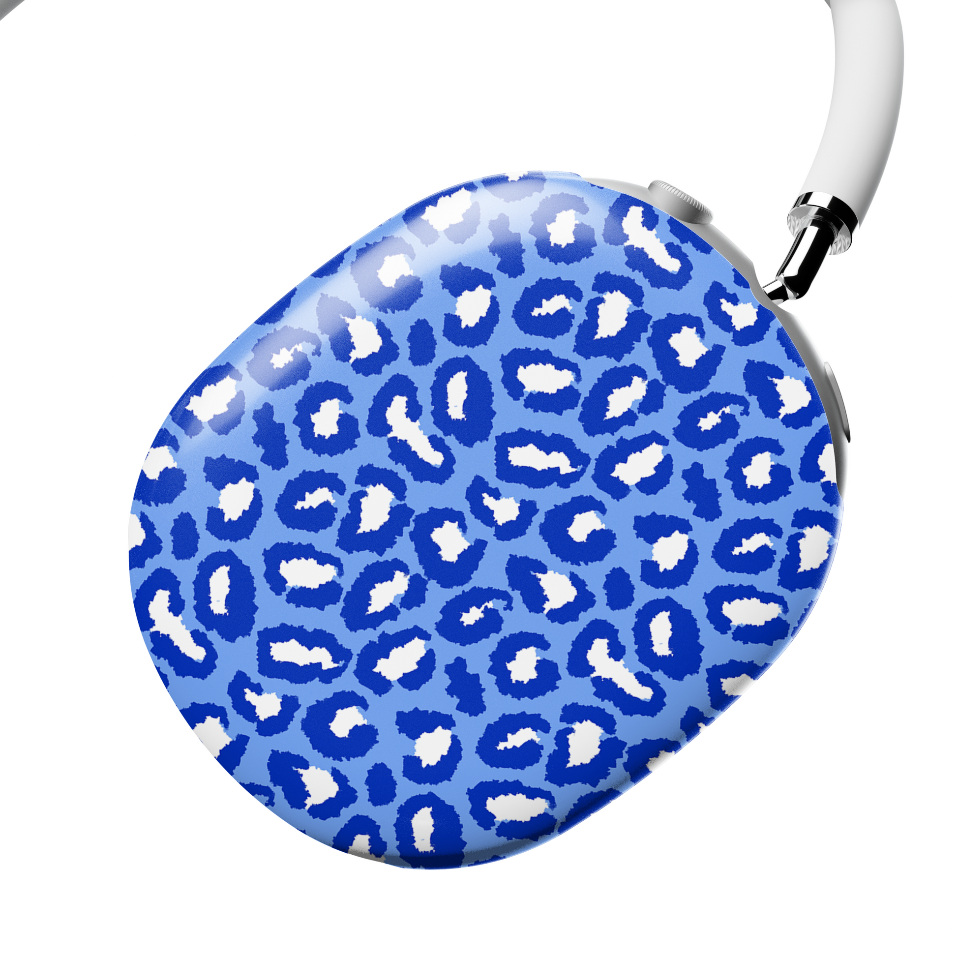 Blue Leopard AirPods Max Case – Animal Print Denim Aesthetic - JGUS