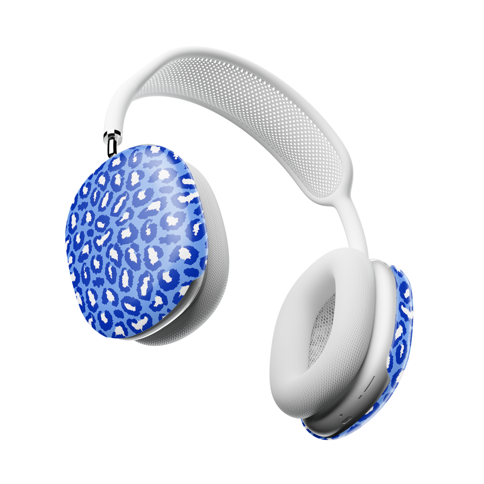 Blue Leopard AirPods Max Case – Animal Print Denim Aesthetic - JGUS