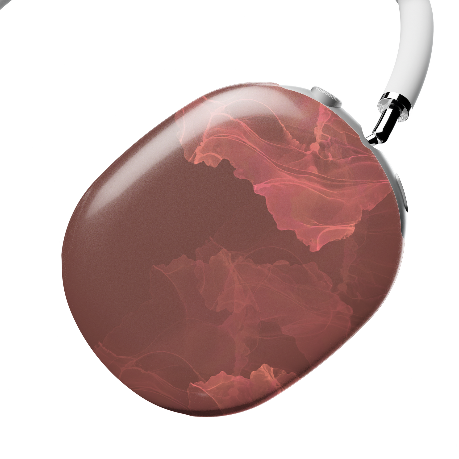 Burgundy Rose AirPods Max Case – Dark Floral Romantic Aesthetic - JGUS