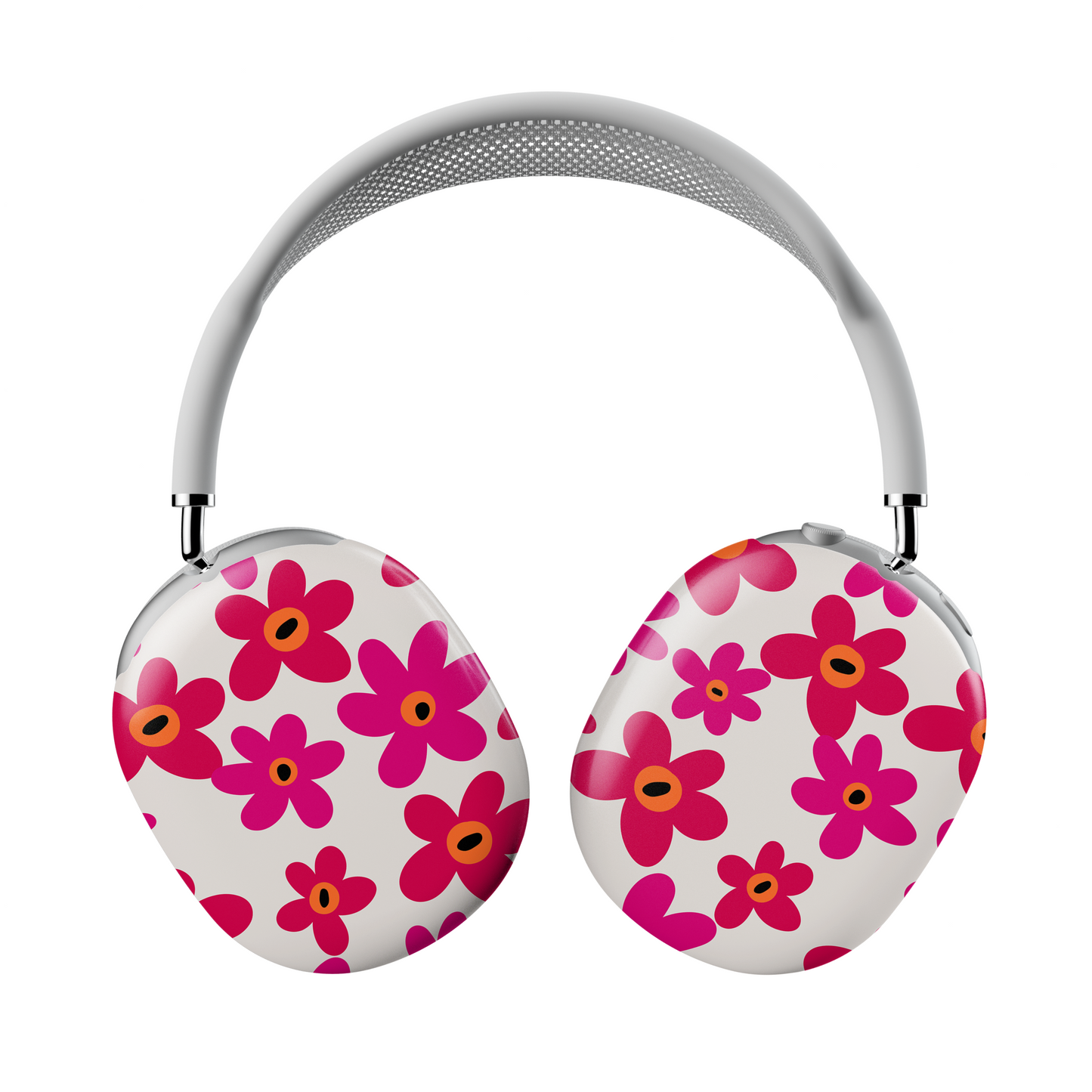 Retro Flower AirPods Max Case – Hot Pink Daisy Y2K Aesthetic - JGUS