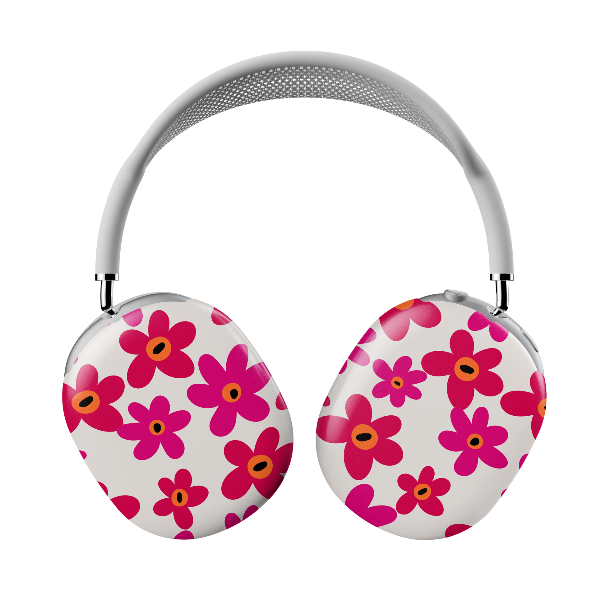 Retro Flower AirPods Max Case – Hot Pink Daisy Y2K Aesthetic - JGUS