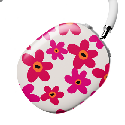 Retro Flower AirPods Max Case – Hot Pink Daisy Y2K Aesthetic - JGUS