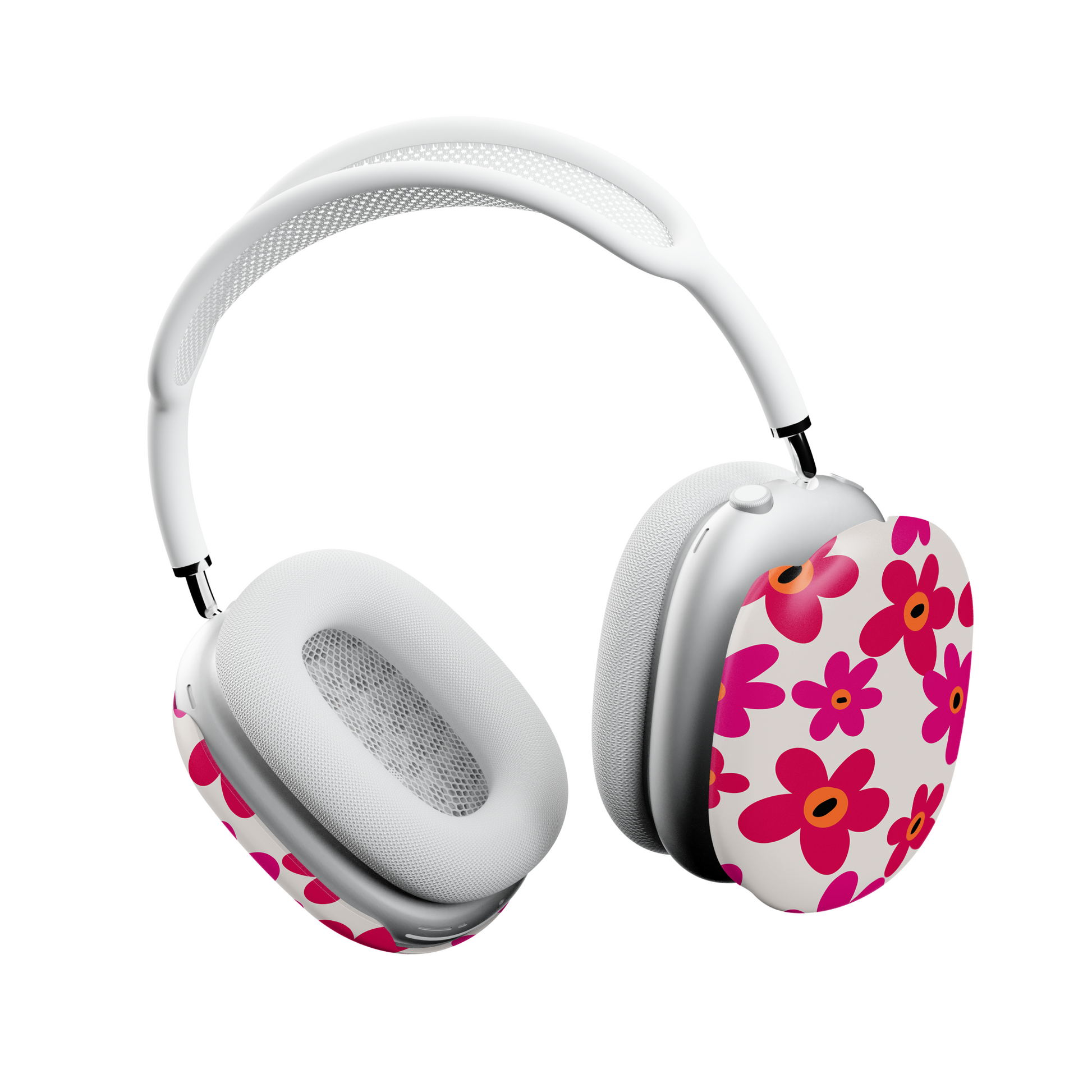 Retro Flower AirPods Max Case – Hot Pink Daisy Y2K Aesthetic - JGUS