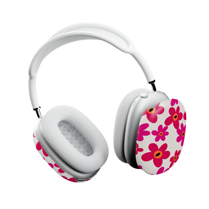 Retro Flower AirPods Max Case – Hot Pink Daisy Y2K Aesthetic - JGUS