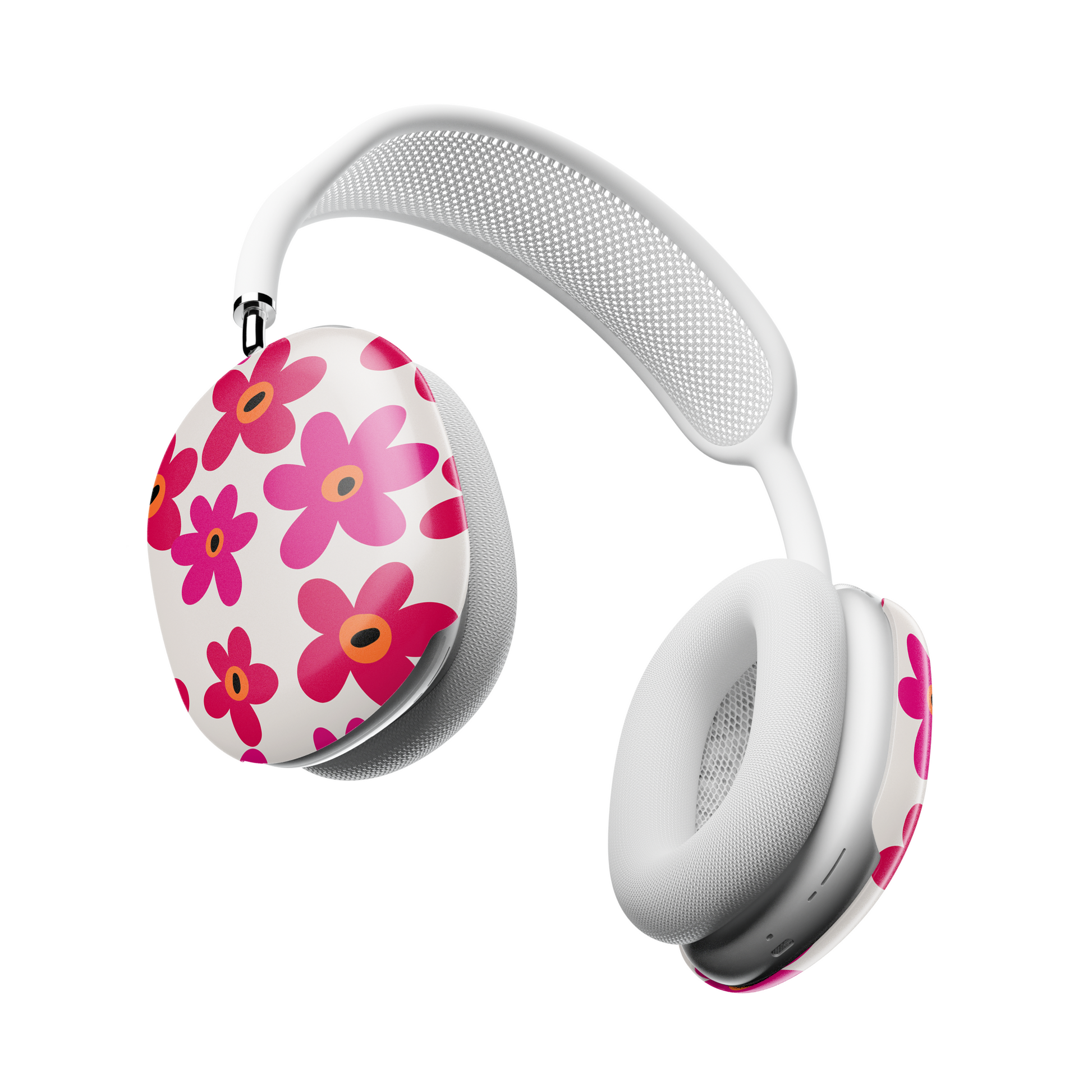Retro Flower AirPods Max Case – Hot Pink Daisy Y2K Aesthetic - JGUS