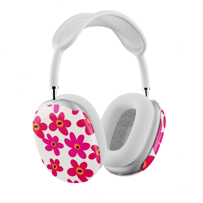 Retro Flower AirPods Max Case – Hot Pink Daisy Y2K Aesthetic - JGUS