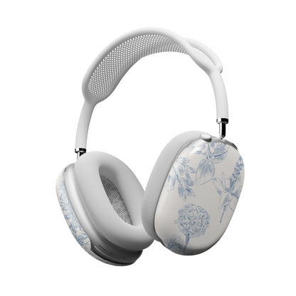 Blue Botanical AirPods Max Case – Chinoiserie Floral Porcelain Elegant Aesthetic - JGUS