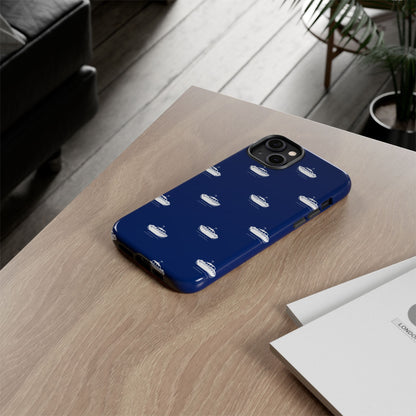 Blue Boat Phone Case – Calm Ocean Pattern for iPhone & Samsung, Durable & Stylish Protection - JGUS