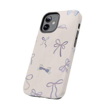 Coquette Pattern Ribbon bow Phone Case iPhone