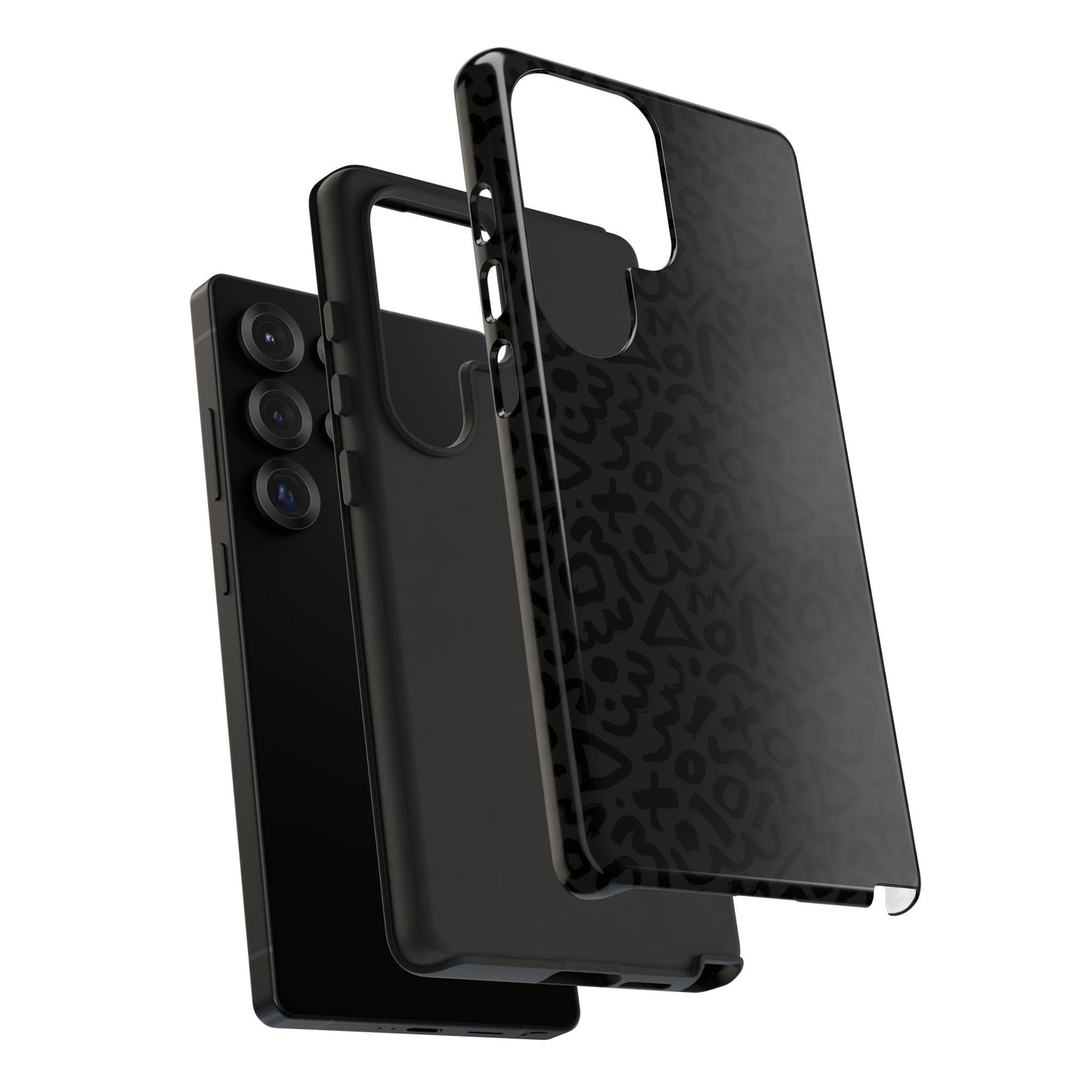 Retro Geometric Vibes Phone Case – 80s 90s Vintage Abstract Pattern for iPhone & Samsung - JGUS