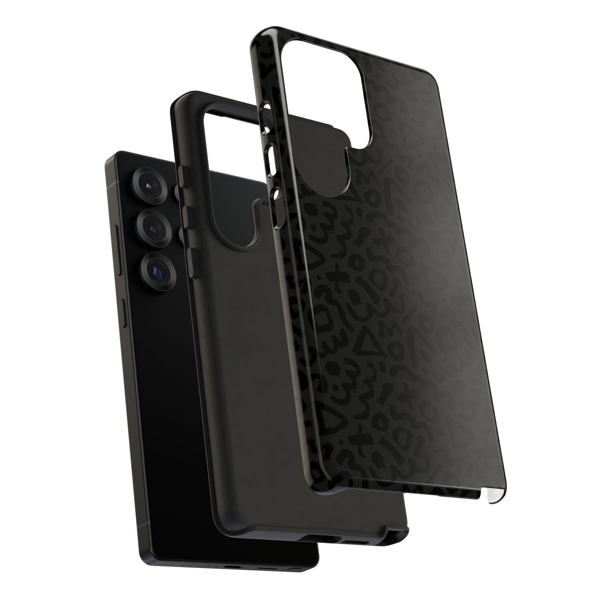 Retro Geometric Vibes Phone Case – 80s 90s Vintage Abstract Pattern for iPhone & Samsung - JGUS