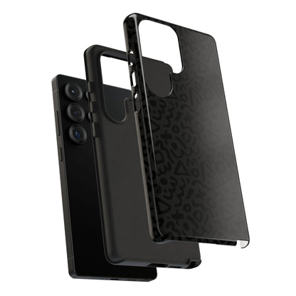 Retro Geometric Vibes Phone Case – 80s 90s Vintage Abstract Pattern for iPhone & Samsung - JGUS