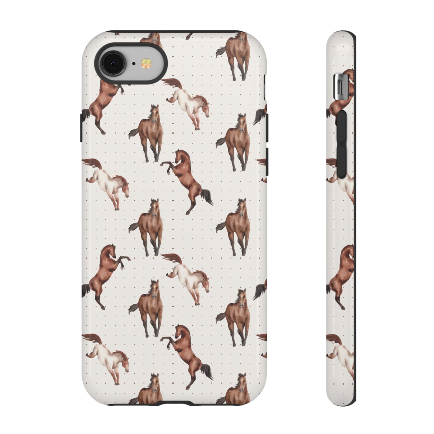 Wild Mustang Horse Pattern Phone Case – Stylish, Protective & Eco-Friendly - JGUS