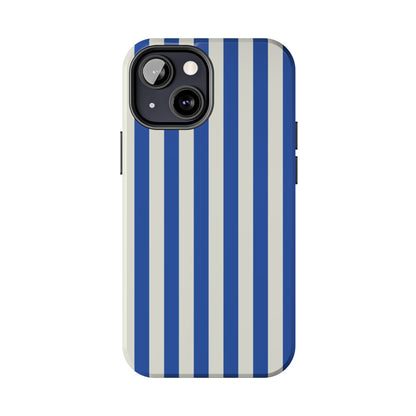 Blue White Striped Phone Case