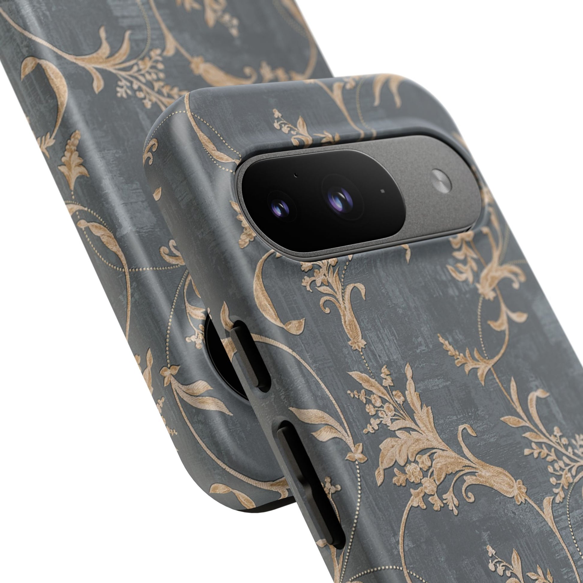 Old-Fashioned Flower Phone Case – Aesthetic Protective Cover for iPhone & Samsung - JGUS