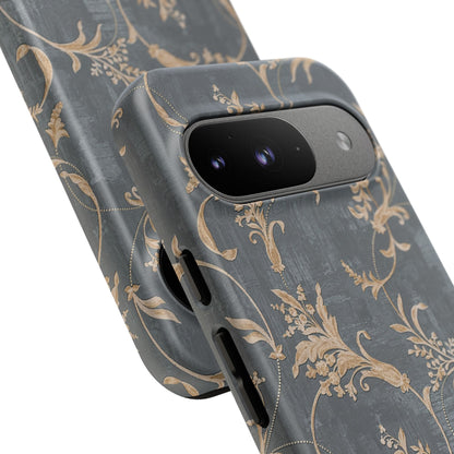 Old-Fashioned Flower Phone Case – Aesthetic Protective Cover for iPhone & Samsung - JGUS