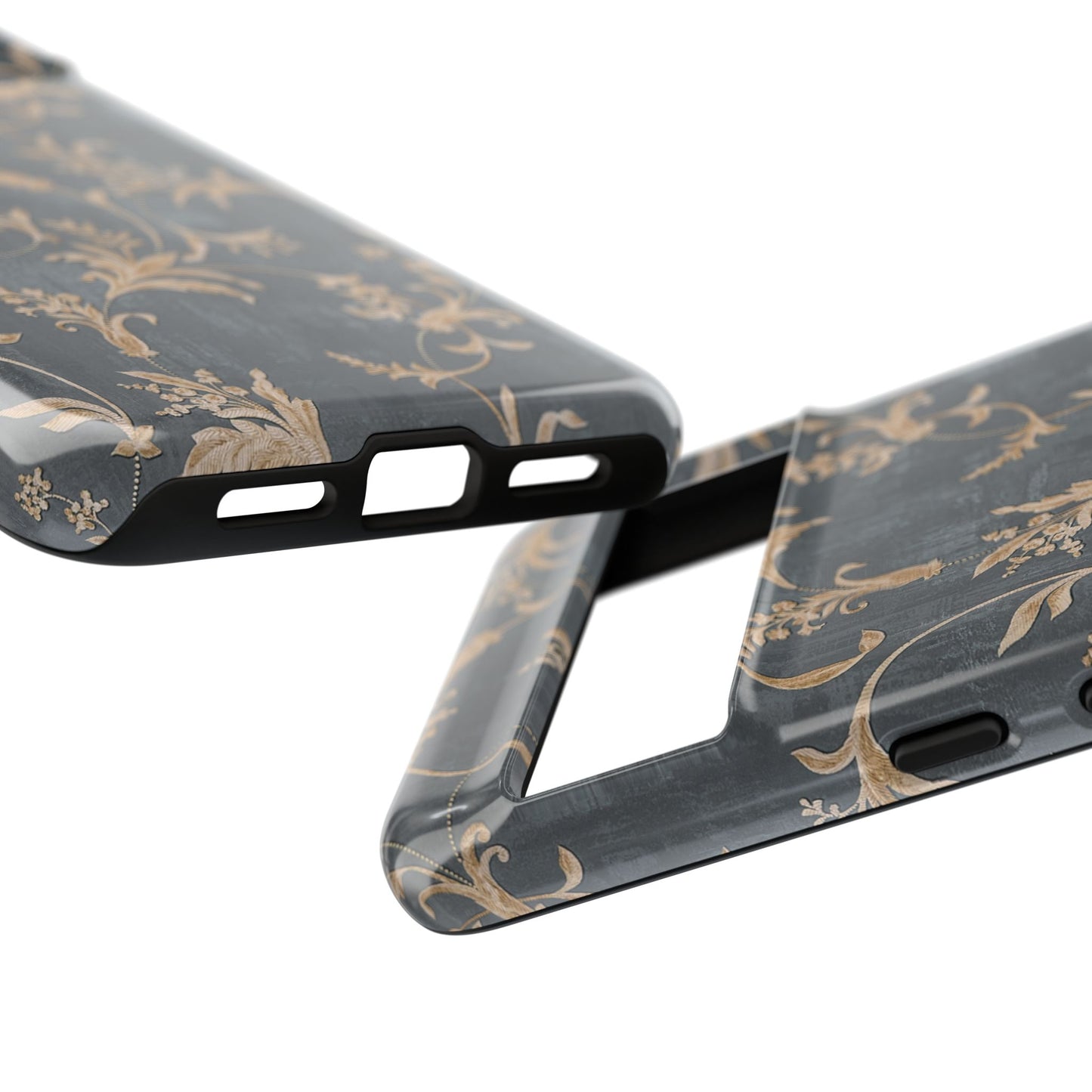 Old-Fashioned Flower Phone Case – Aesthetic Protective Cover for iPhone & Samsung - JGUS