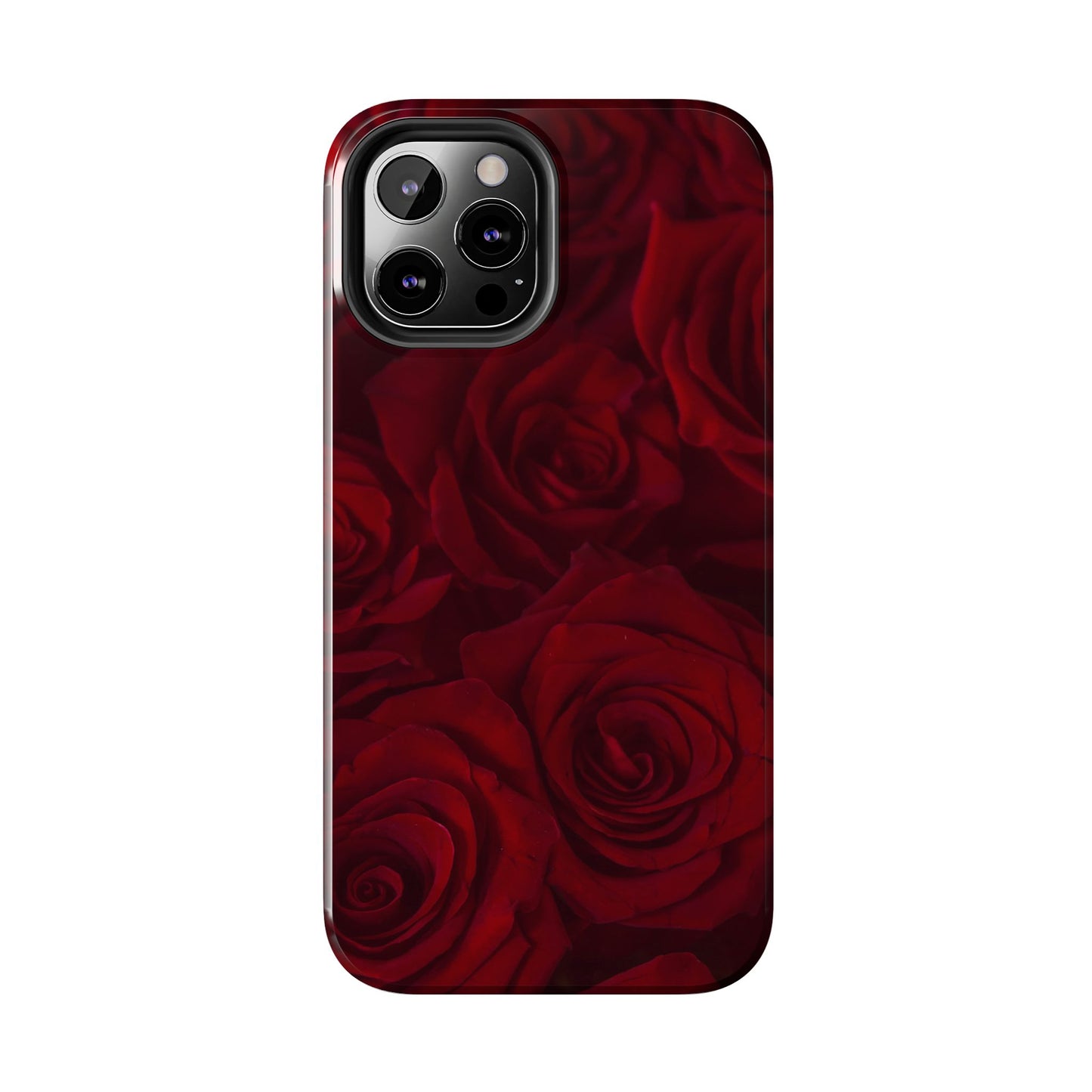 Velvet Rose - Burgundy Floral Phone Case