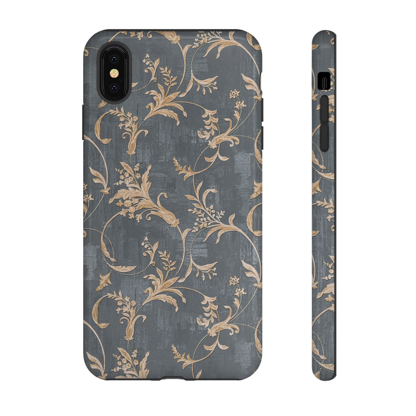 Old-Fashioned Flower Phone Case – Aesthetic Protective Cover for iPhone & Samsung - JGUS