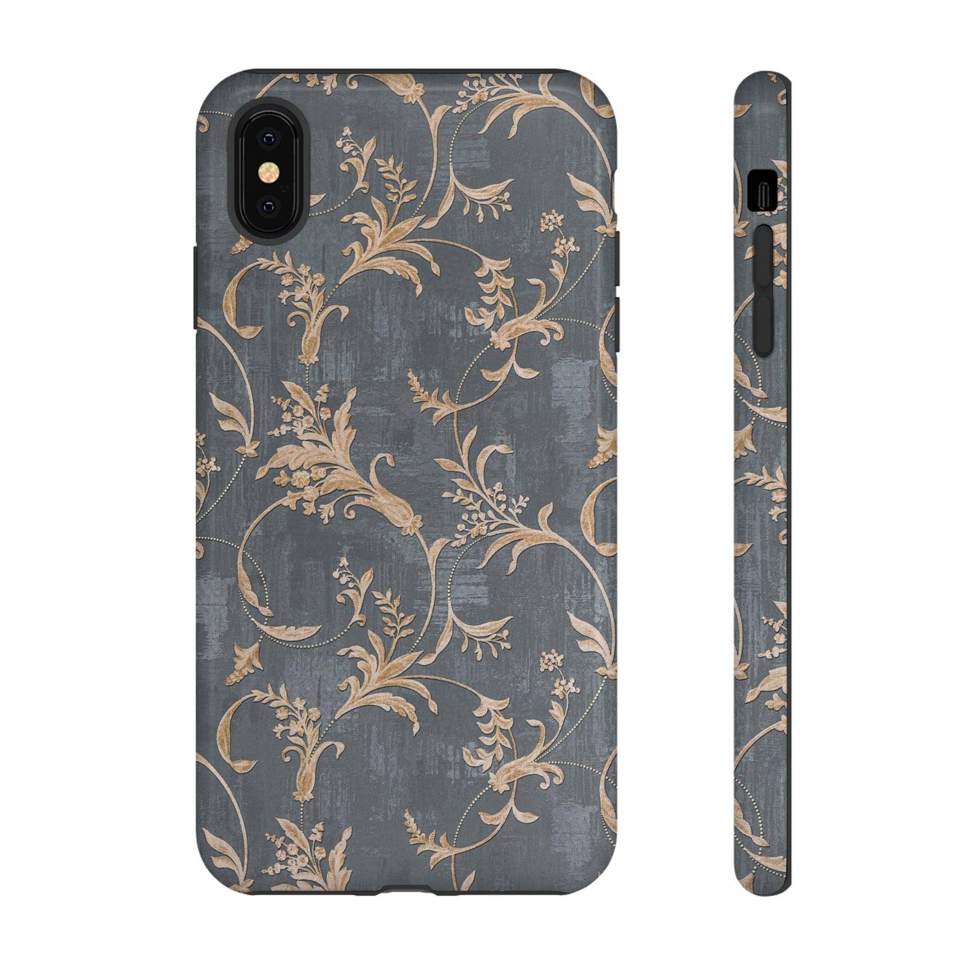 Old-Fashioned Flower Phone Case – Aesthetic Protective Cover for iPhone & Samsung - JGUS
