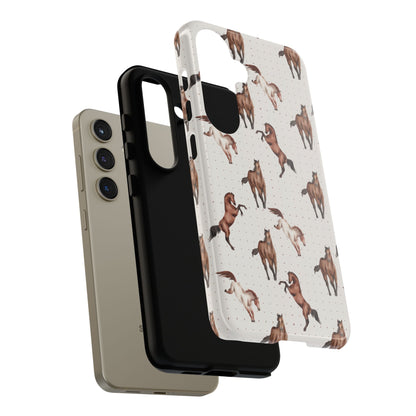 Wild Mustang Horse Pattern Phone Case – Stylish, Protective & Eco-Friendly - JGUS
