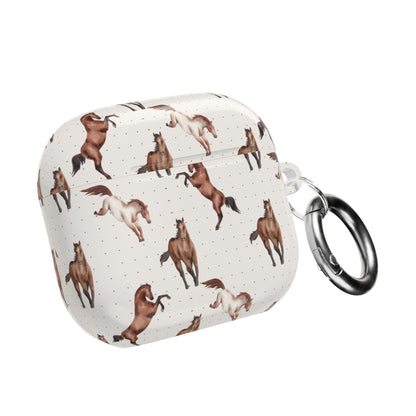 Wild Mustang Shockproof & Scratch-Resistant AirPods Case – Wireless Charging Compatible