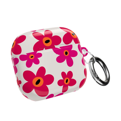 Abstract Florals Shockproof & Scratch-Resistant AirPods Case – Wireless Charging Compatible