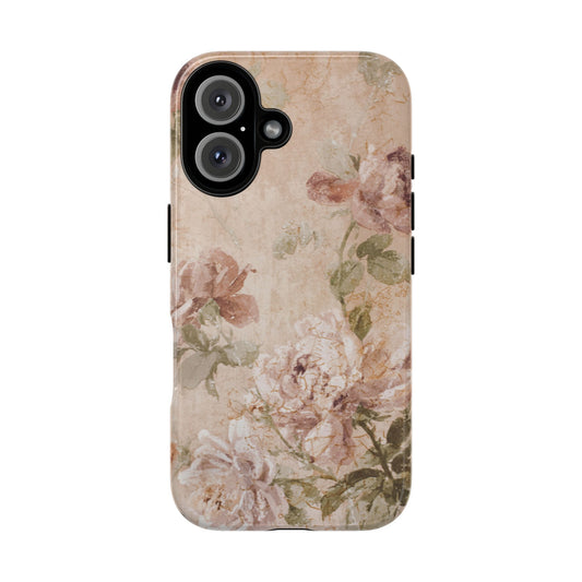 Victorian Floral Phone Case – Vintage Flower Design for iPhone & Samsung