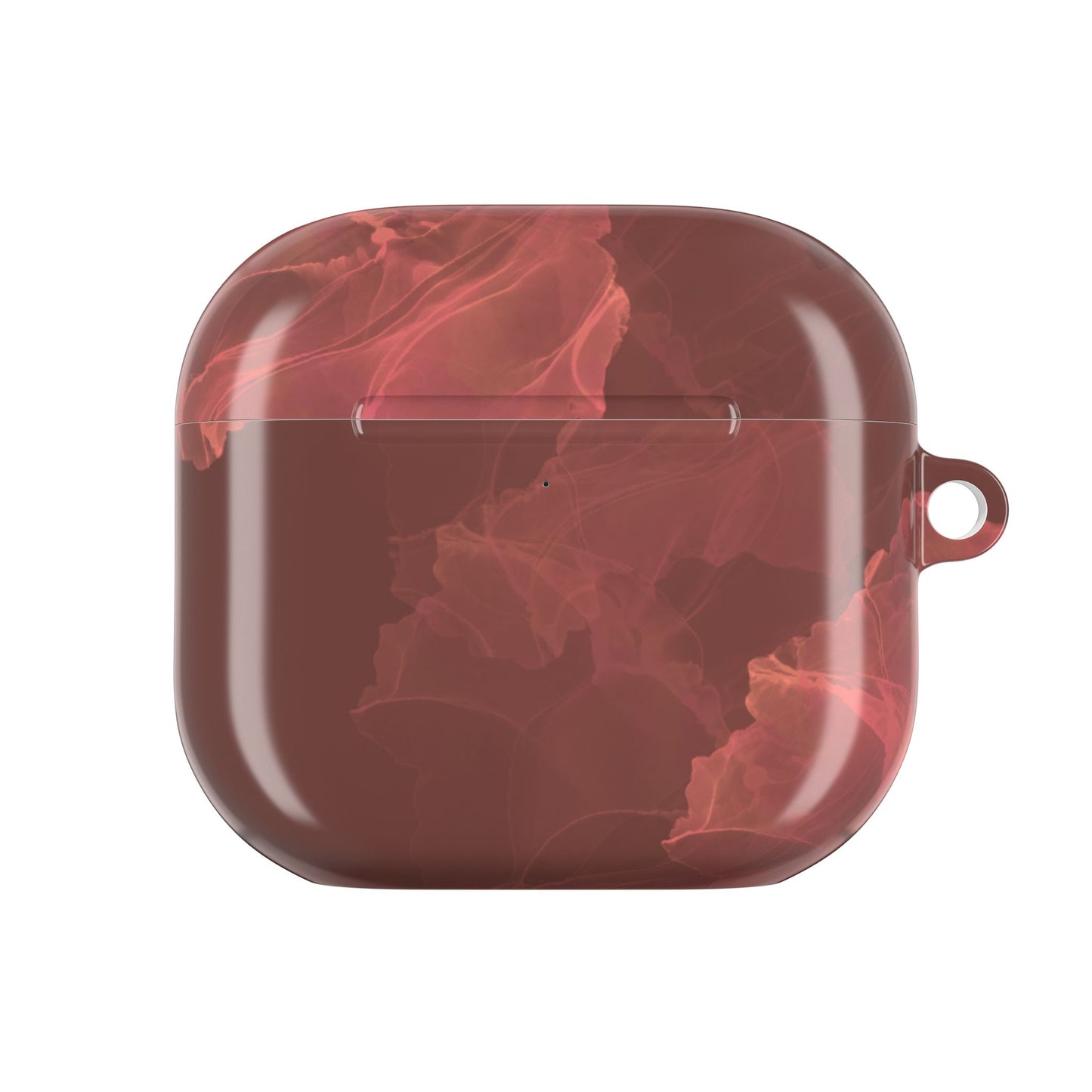 Blush Ink Splash Shockproof & Scratch-Resistant AirPods Case – Wireless Charging Compatible