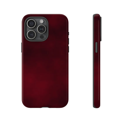 Vintage Burgundy Cherry Phone Case – Elegant Floral Design for iPhone 17 & Samsung Galaxy | Tough Protective Cover - JGUS