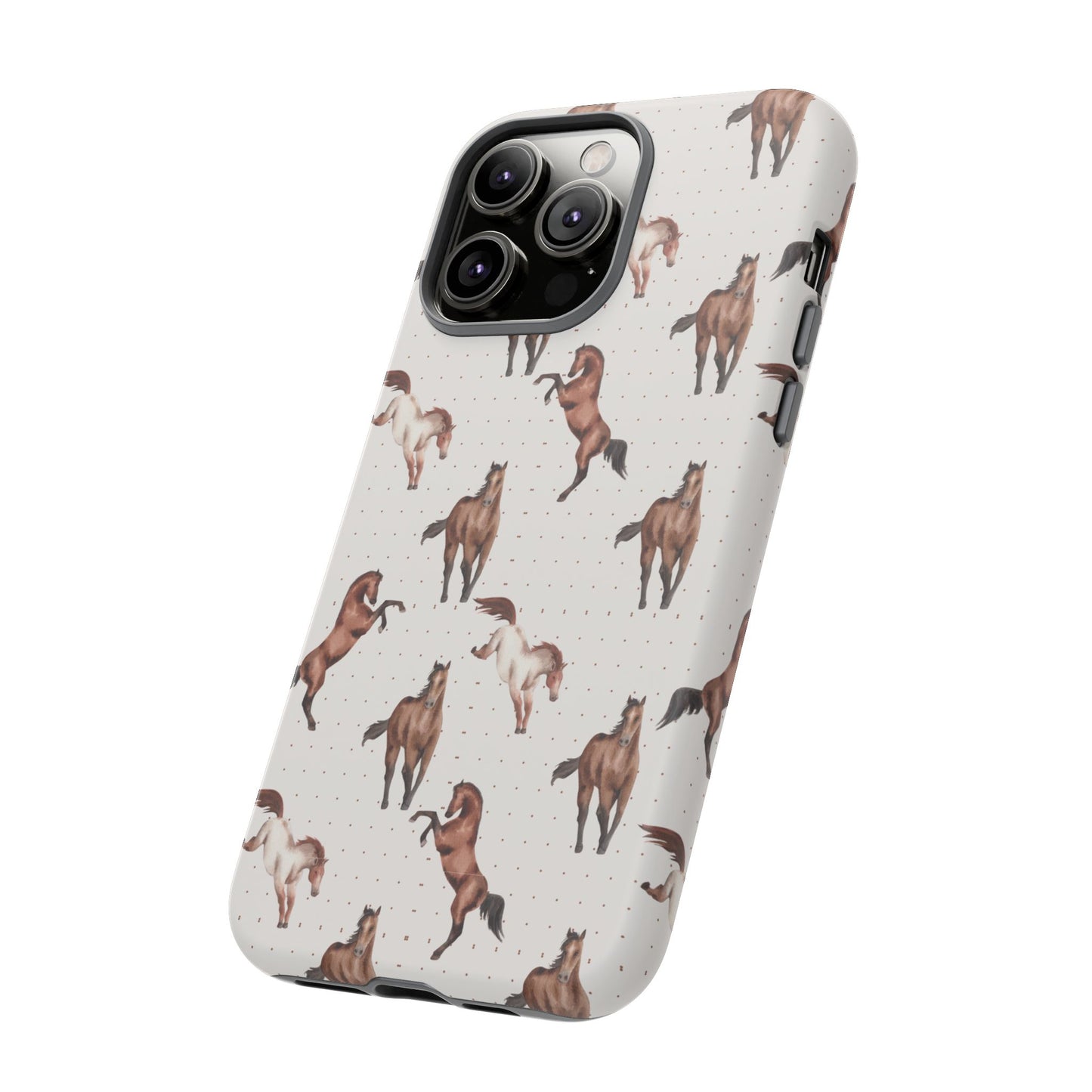Wild Mustang Horse Pattern Phone Case – Stylish, Protective & Eco-Friendly - JGUS