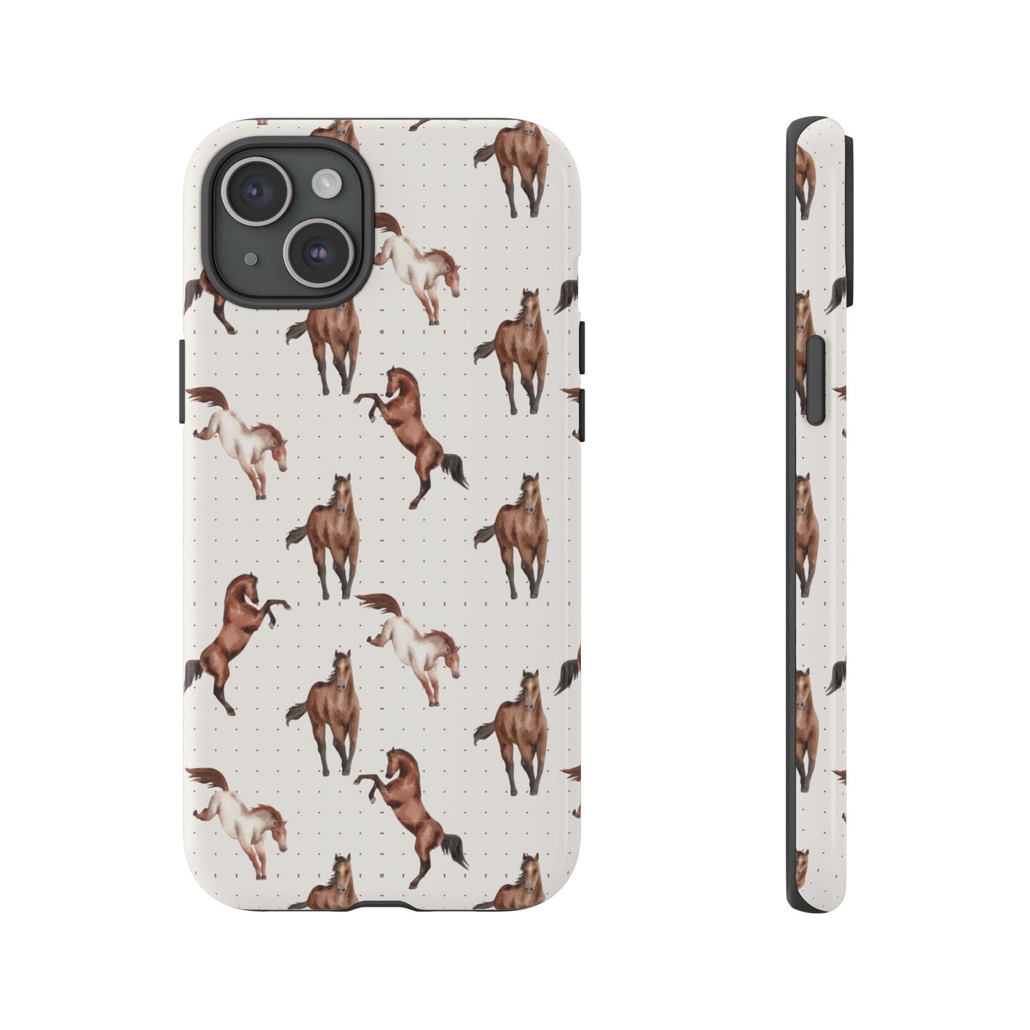 Wild Mustang Horse Pattern Phone Case – Stylish, Protective & Eco-Friendly - JGUS