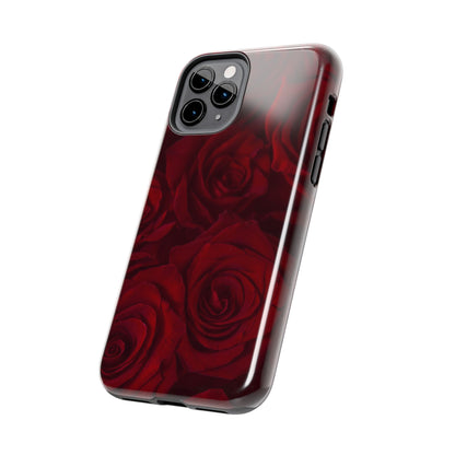 Velvet Rose - Burgundy Floral Phone Case