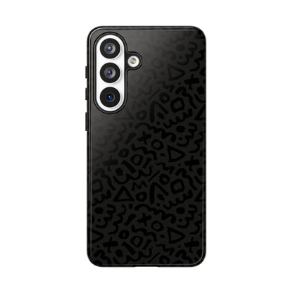 Retro Geometric Vibes Phone Case – 80s 90s Vintage Abstract Pattern for iPhone & Samsung - JGUS