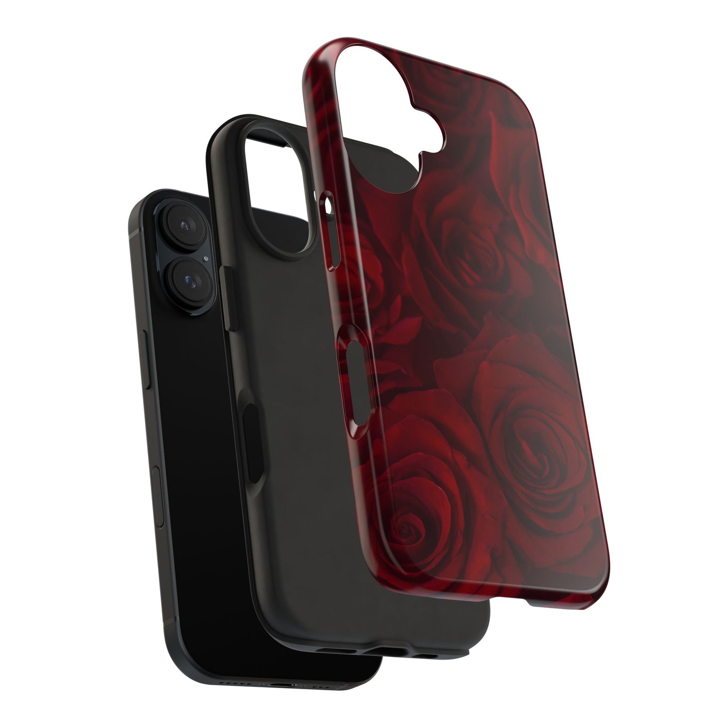 Velvet Rose - Burgundy Floral Phone Case